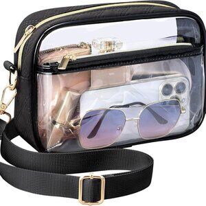 Clear Bag for Stadium Events - Clear Purses for Women Stadium Crossbody Concert